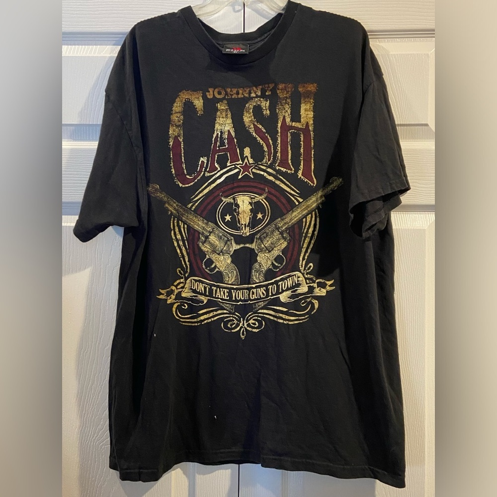 Zion Rootswear Johnny Cash "Don't Take Your Guns to Town" Country Music size 2XL